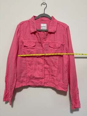 Tommy Bahama Two Palms Linen Raw-Edge Jacket